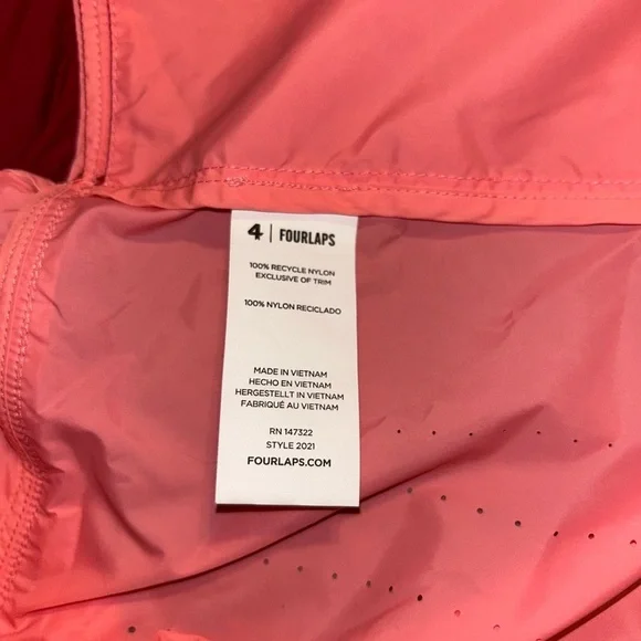 Fourlaps Women’s Pink and Wine Windbreaker Jacket Sz M   $178 - Picture 10 of 10